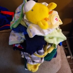 Boys newborn and 0-3 month baby clothes